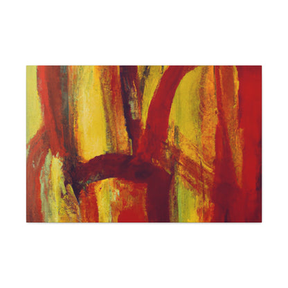 Fire Field - Abstract Canvas