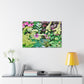 Blooming Garden Splendor. - Floral Canvas