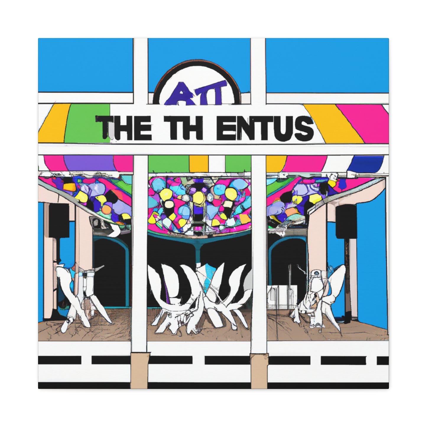 The Jukebox Joint - Canvas Pop Art