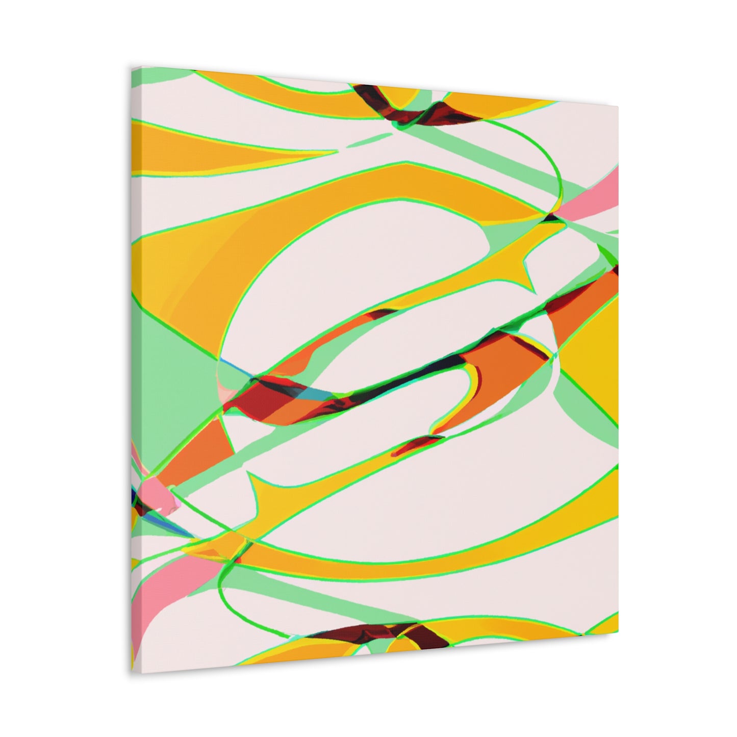 Tealose - Abstract - Canvas