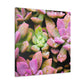 Blooming Garden Delight - Canvas - Succulent