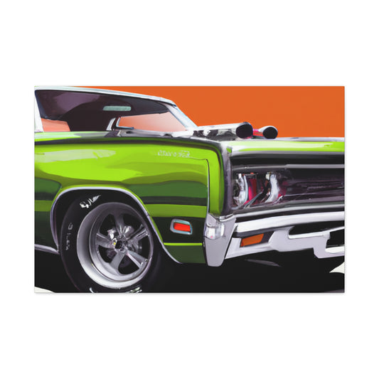 T-Bucket Thunder - Automobile - Canvas