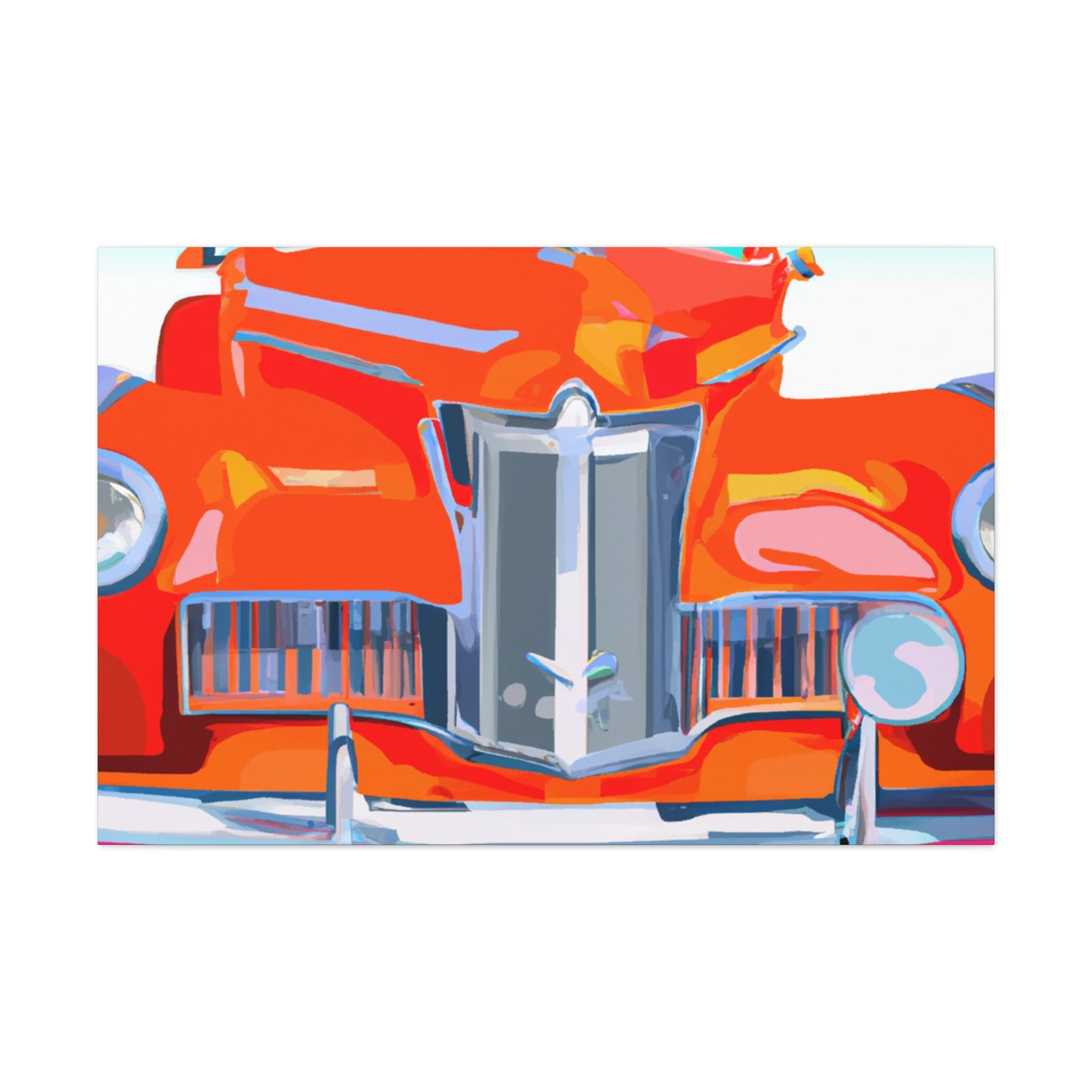 Ford Model T - Automobile - Canvas