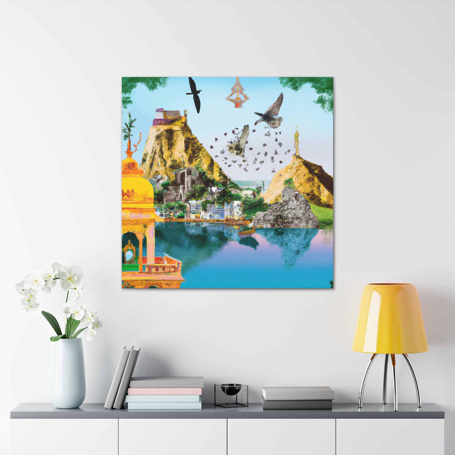 Vibrant Lights - Destination India - Canvas