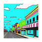 Car Hop Boulevard - Pop Art Canvas