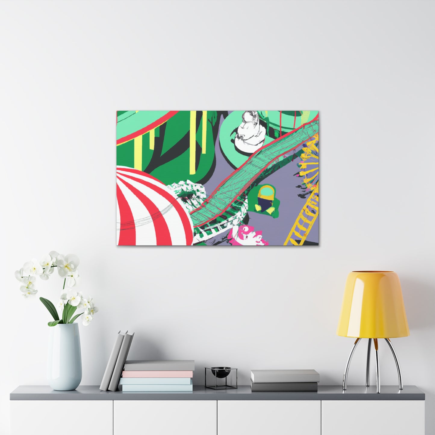 Rhino Rampage - Amusement - Canvas
