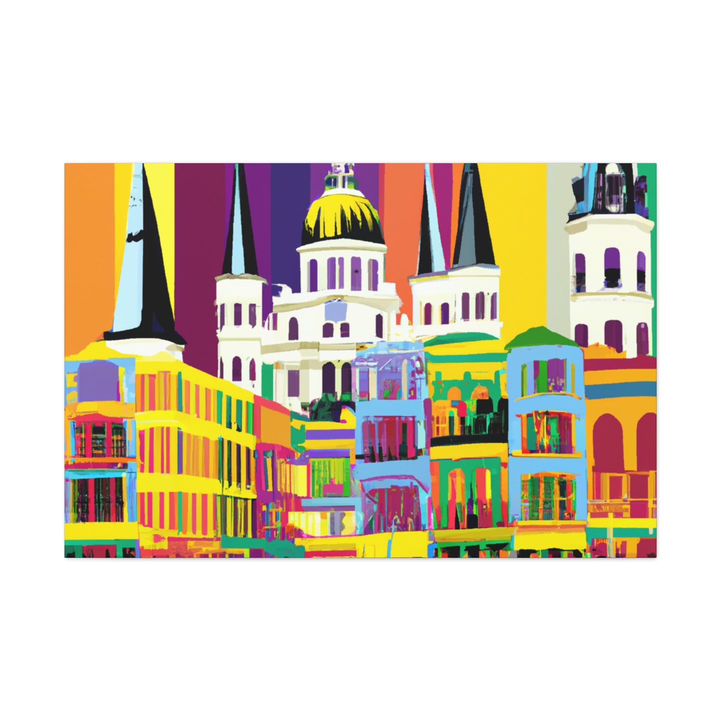 Voodoo Ville - New Orleans - Canvas