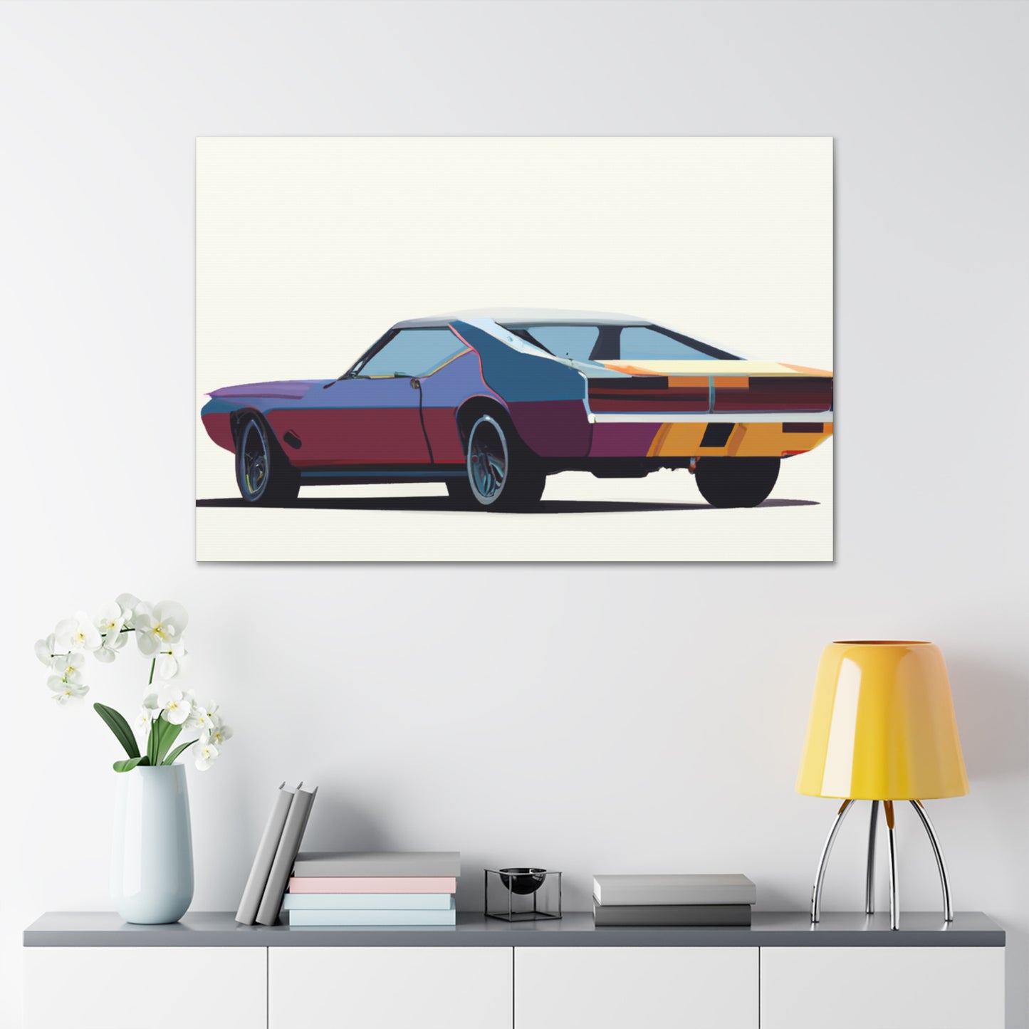 Hot Rod Phoenix - Automobile - Canvas