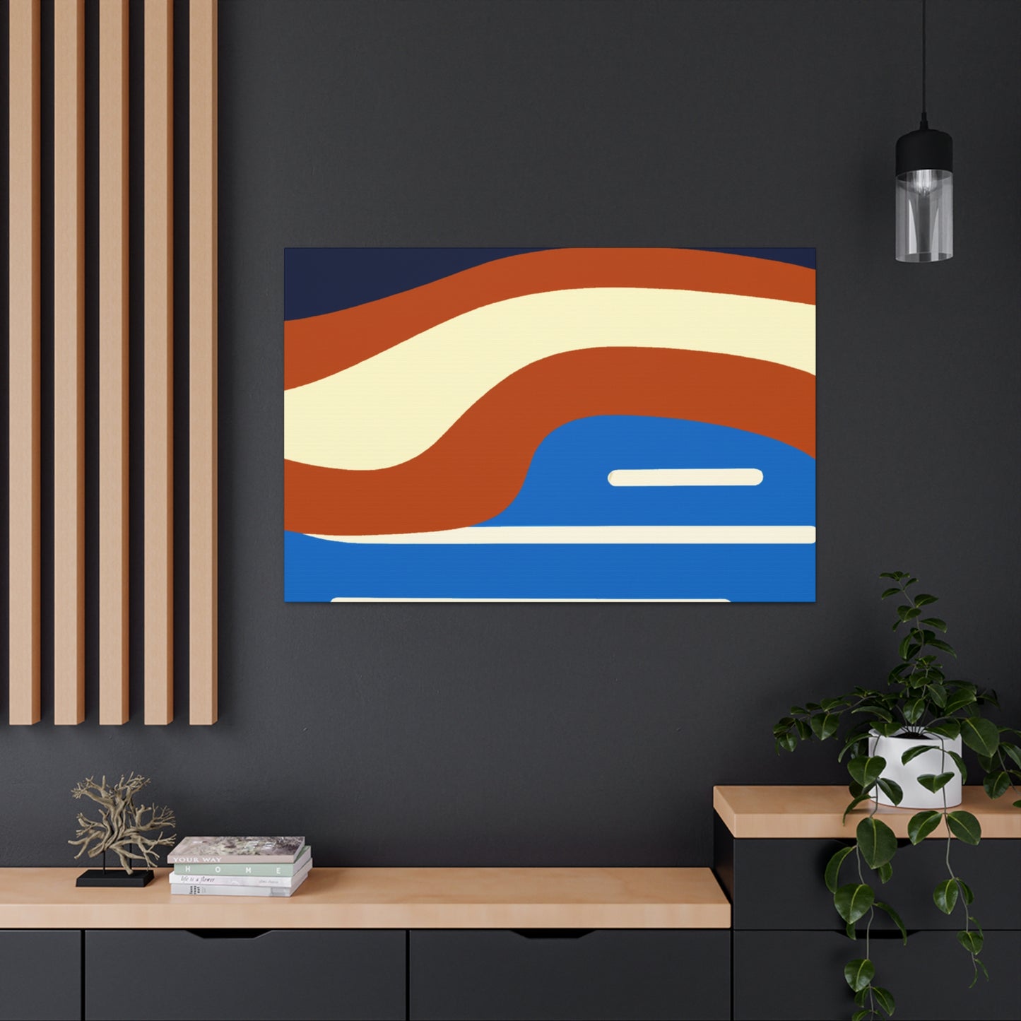 Sleek Run - Midcentury Canvas