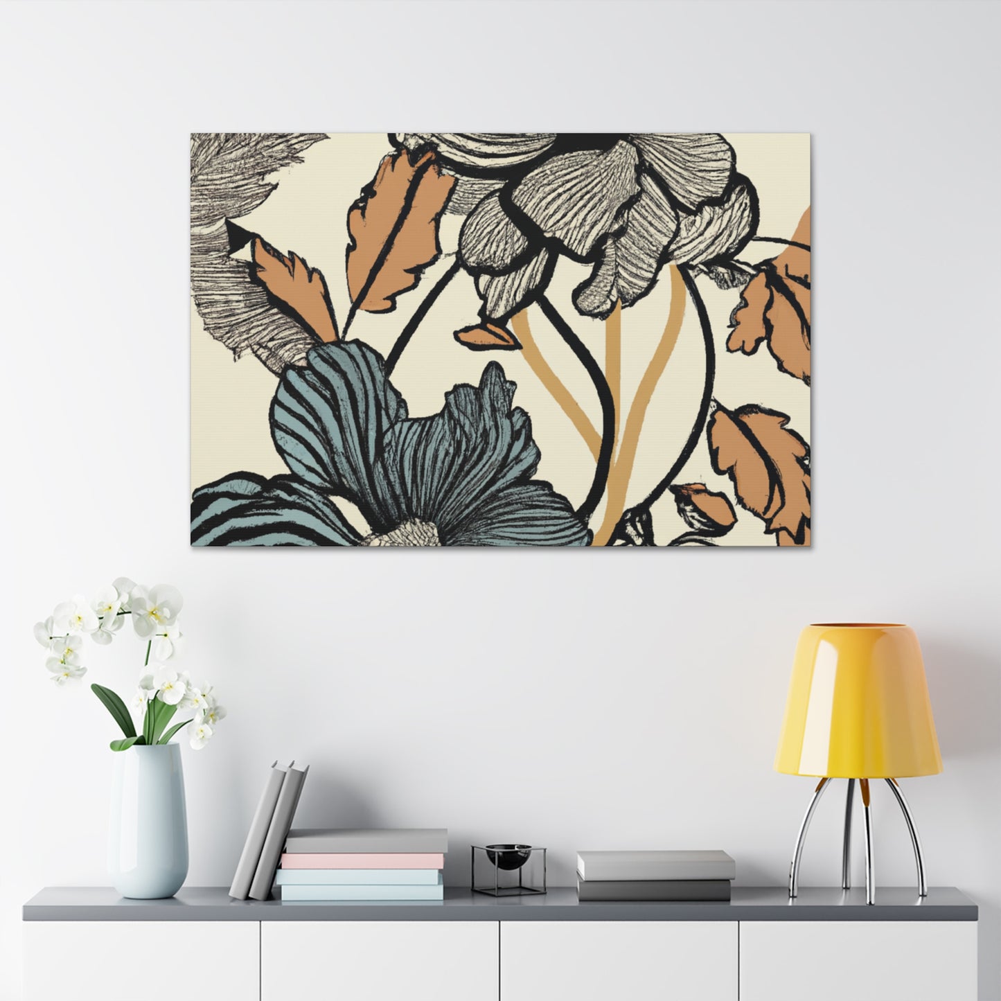 Vespera - Floral - Canvas