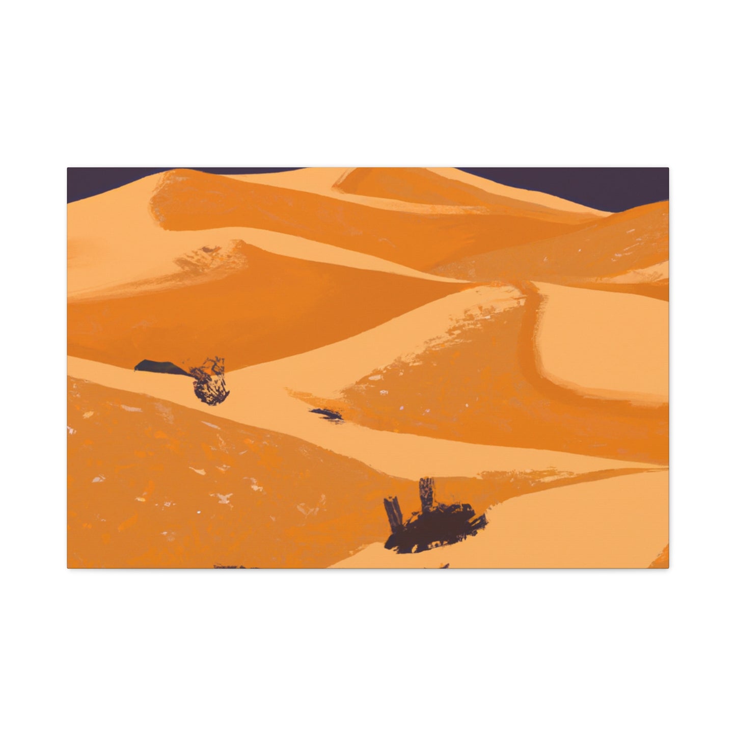 "Retro Reprised - Vintage Contemporary" - Desert Canvas