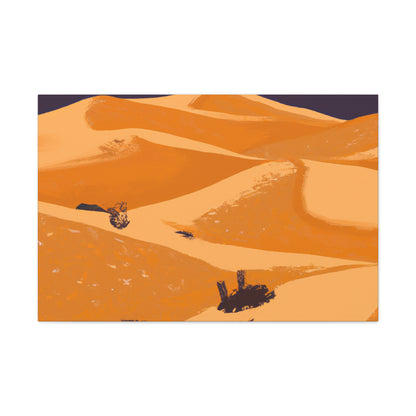 "Retro Reprised - Vintage Contemporary" - Desert Canvas