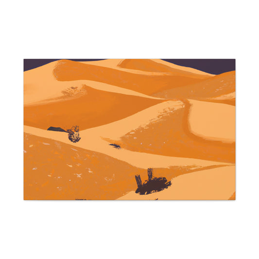 "Retro Reprised - Vintage Contemporary" - Desert Canvas