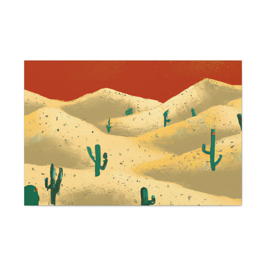 Glamourous Simplicity - Vintage Contemporary - Desert - Canvas
