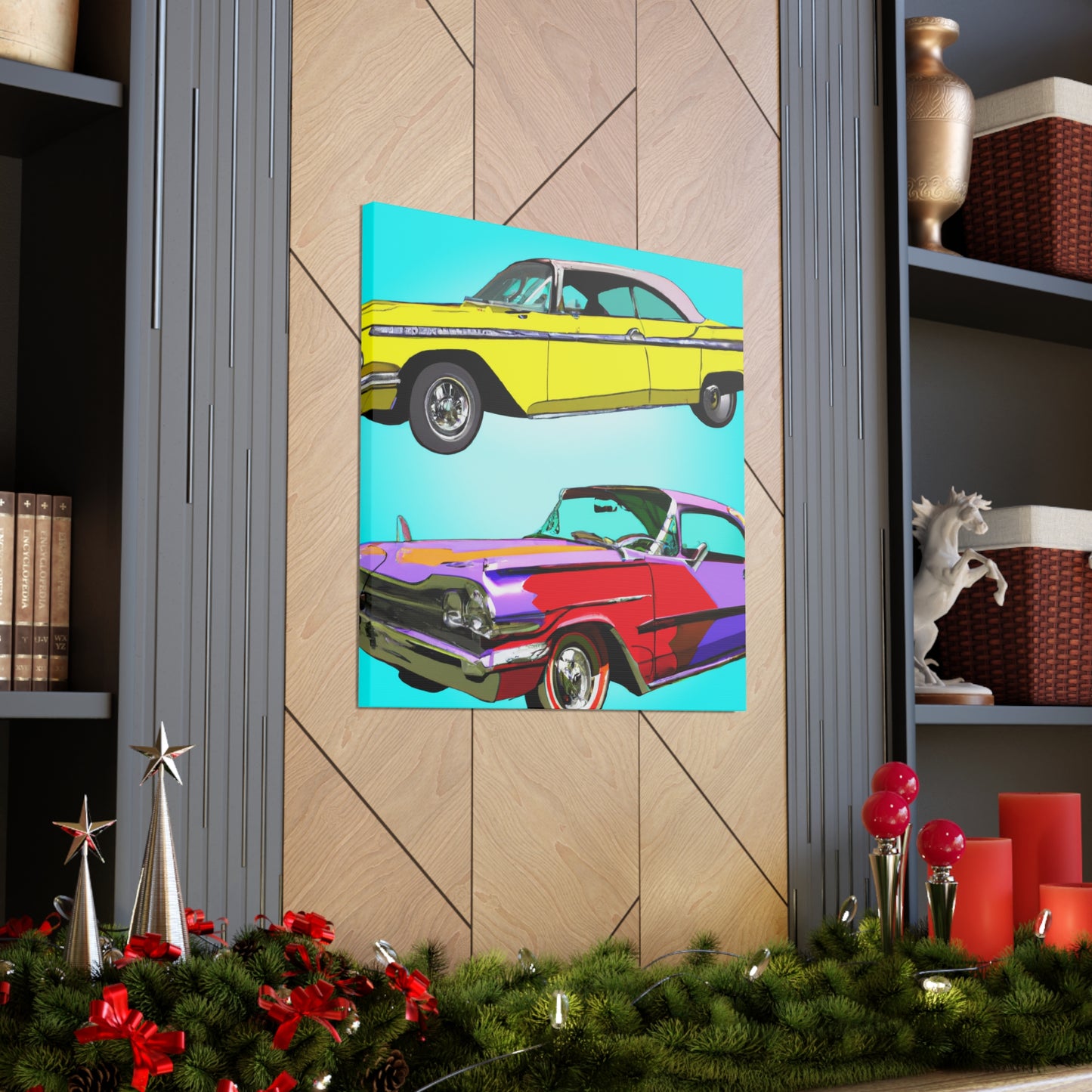 "Vintage Roadsters" - Automobile Canvas