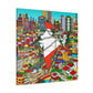 Golden Triangle - Destination India - Canvas