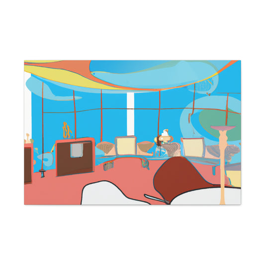 Lazy Sunday - Midcentury - Canvas