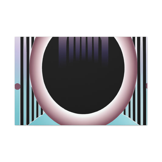Opulent Streamline: A Fusion of Art Deco and Futuristic Design. - Canvas