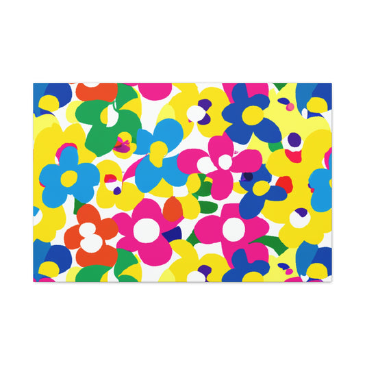 Floral Facets - Floral Canvas