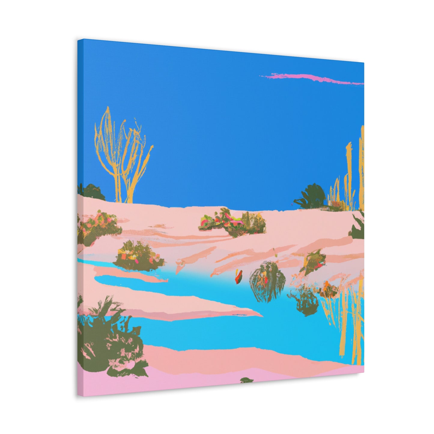 Blue Desert Mirage – Landscape - Canvas