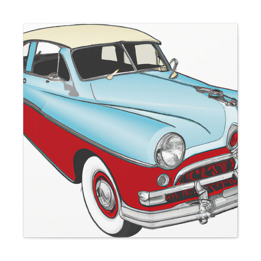 Ford Model T - Automobile - Canvas