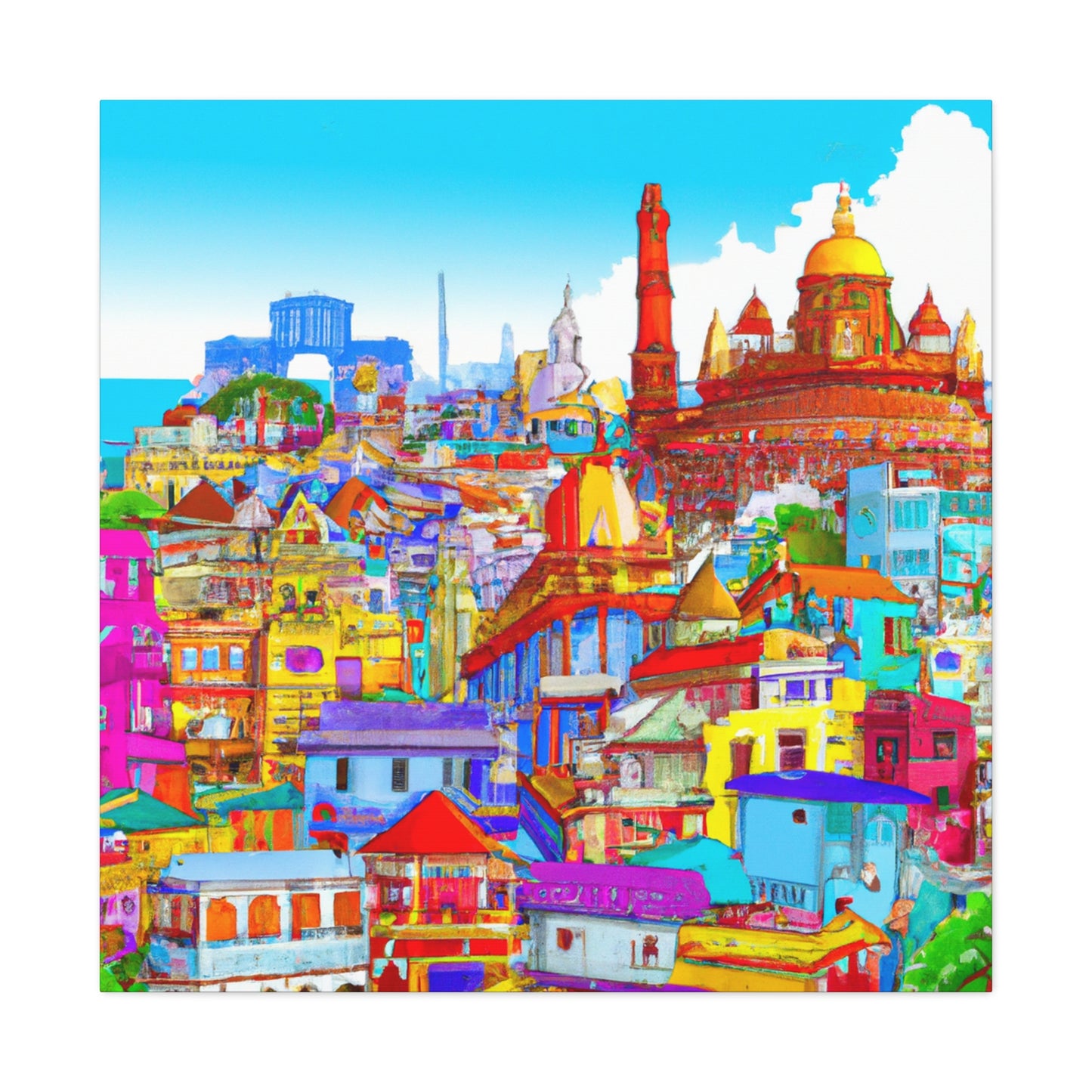 Tajmahal - Destination India - Canvas