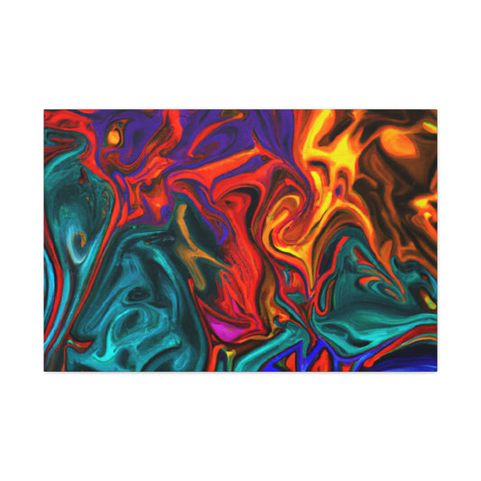 Up In Flames - Canvas - Abstract