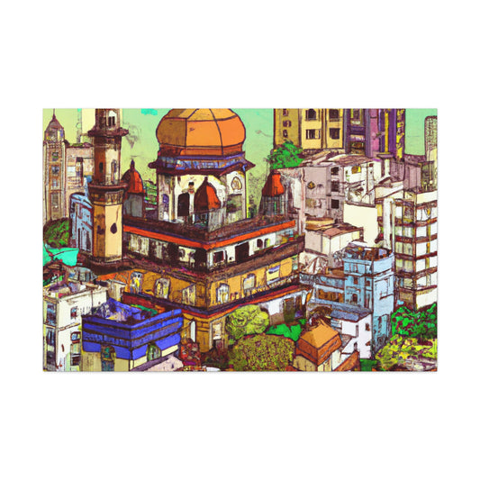 Lotus Land - Destination India - Canvas