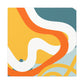 Spiral Swirls - Midcentury - Canvas