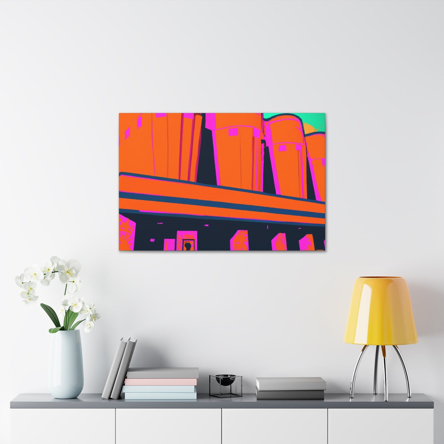 Fantasia's Orange Fifties! - Canvas - Pop Art