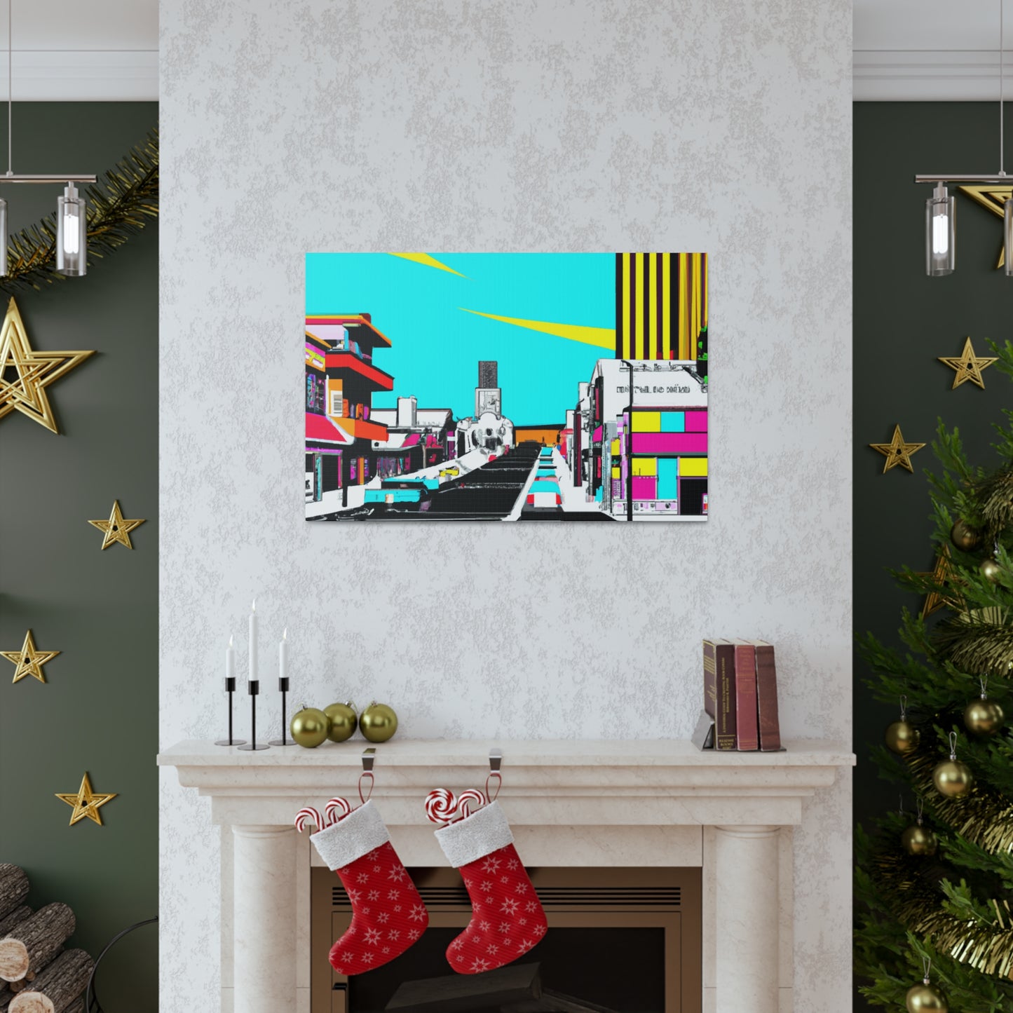 Futuristic Alley - Canvas Pop Art