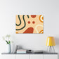 "Rustic Lunar Glow - Midcentury" - Canvas