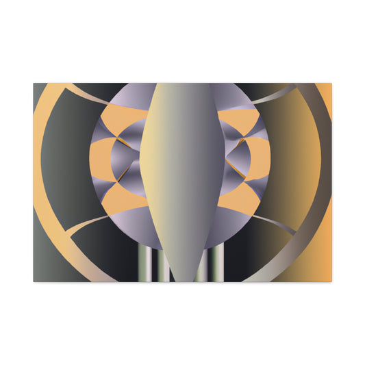 The Spire. - Retro Design Canvas Art Deco