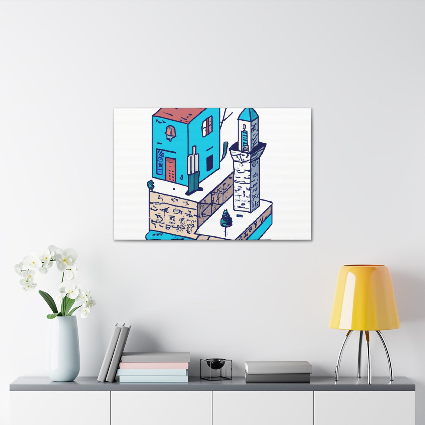 Reflection Curves - Minimalism - Canvas