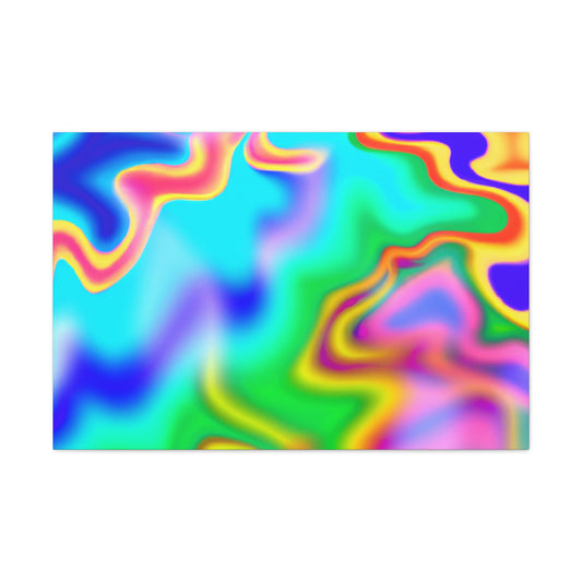 Dolphin's Breath - Abstract - Canvas
