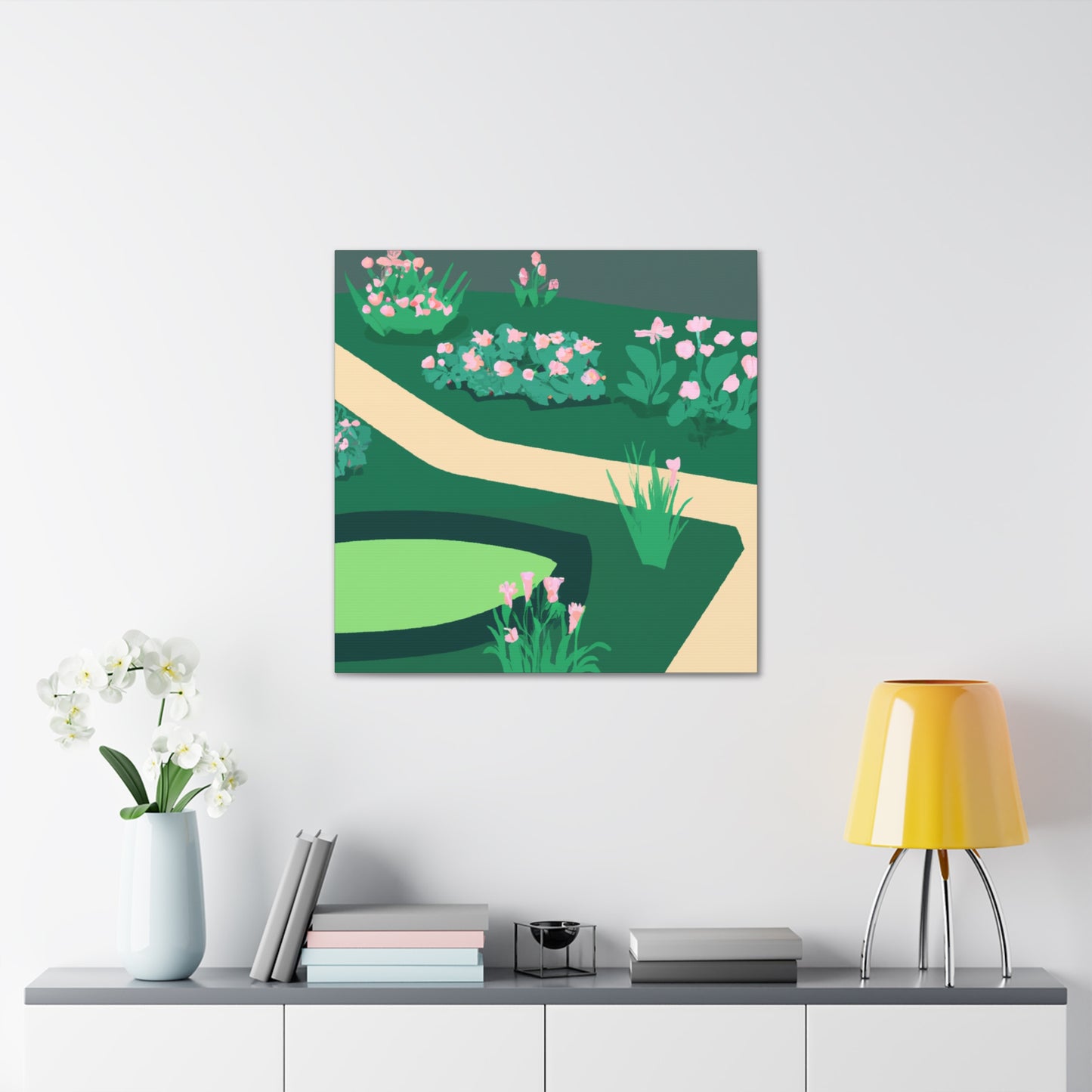 Garden Glitterlandscape - Canvas