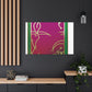 Pink Panel - Glass Canvas