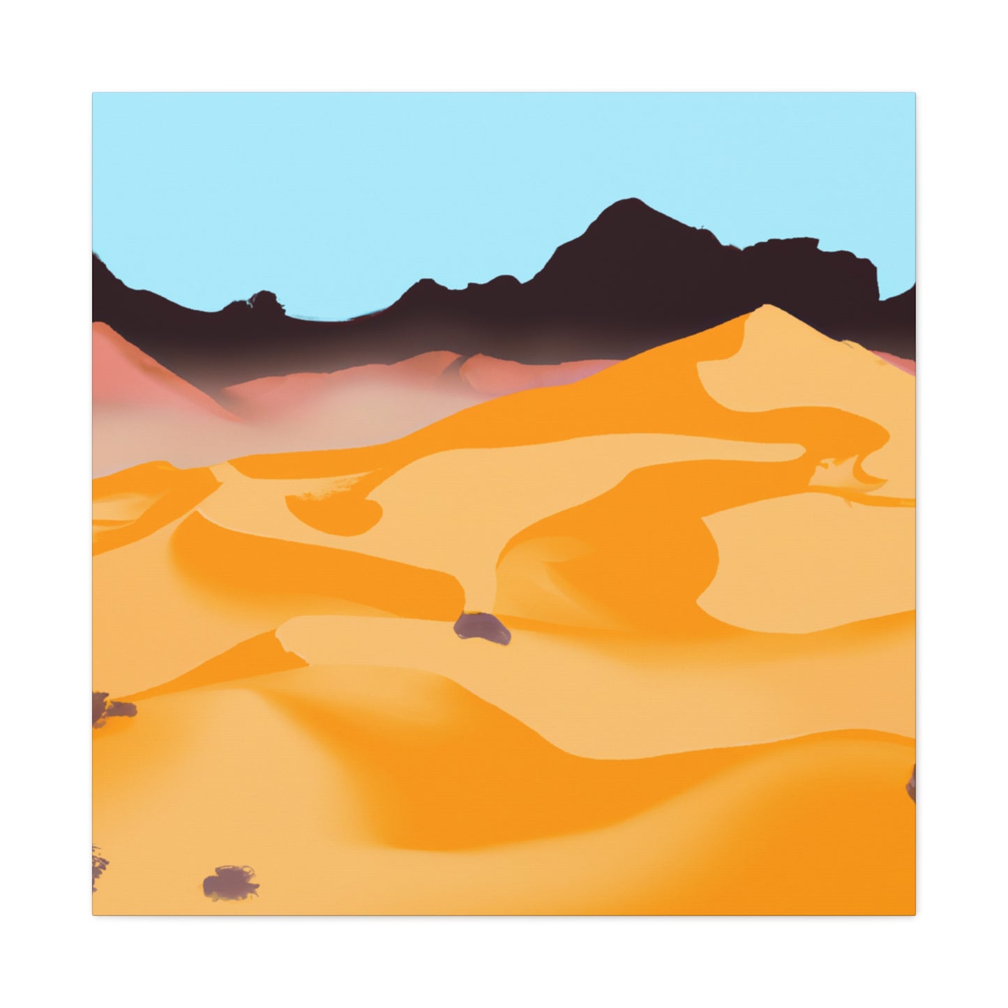 Desert Palms - Landscape - Canvas