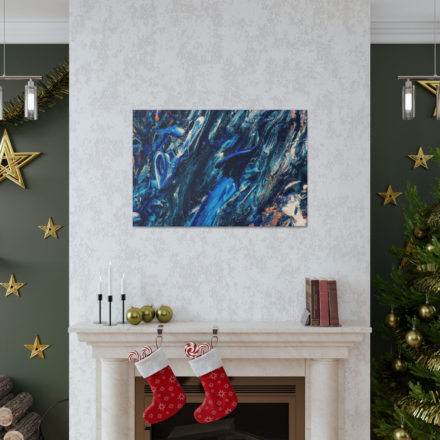 Icey Flow- Abstract Canvas