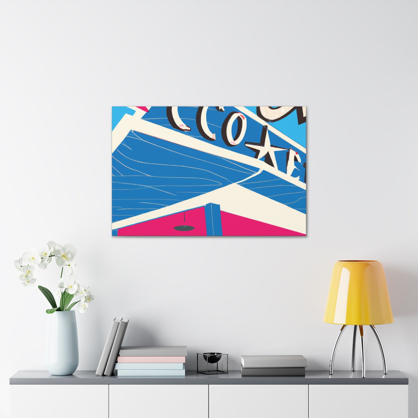 Sock-Hop Motel and Karaoke Lounge - Canvas - Pop Art