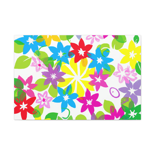 Blossom Palette - Floral - Canvas