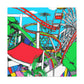 Arcadia Splashes - Amusement - Canvas