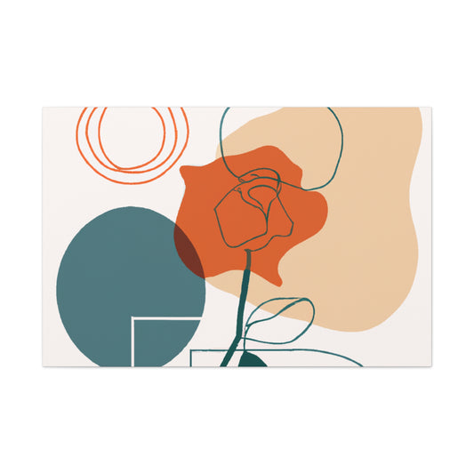 Mysterious Flow - Minimalism - Canvas