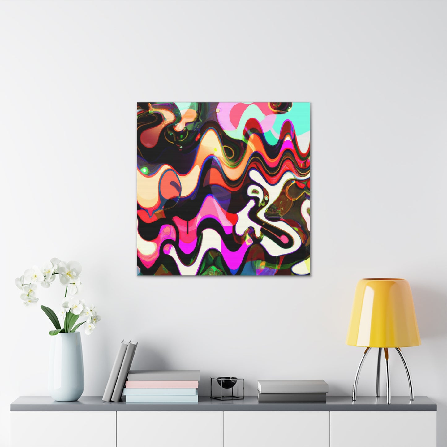 Icecloud Rain - Abstract - Canvas