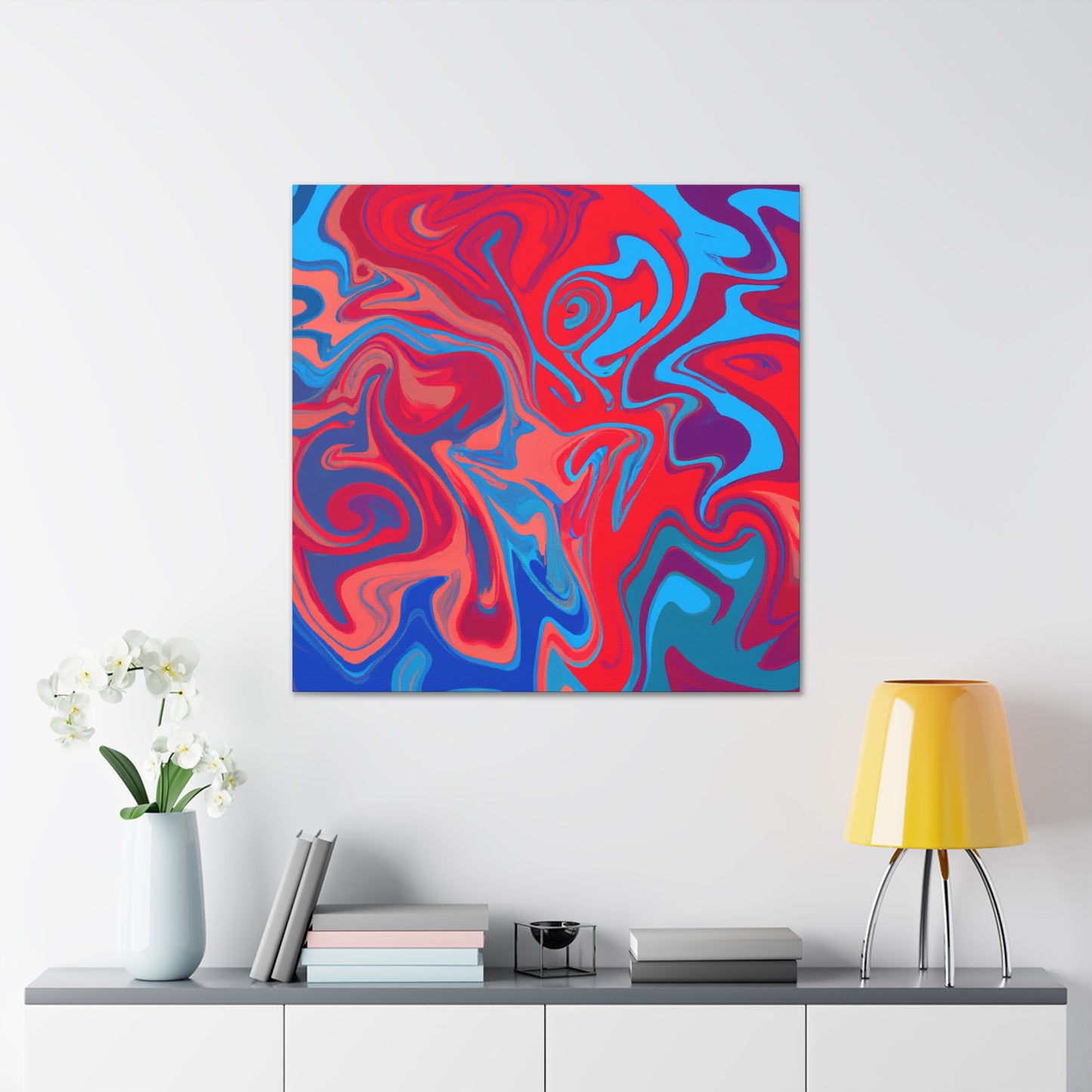 Luminous Liquid - Abstract - Canvas