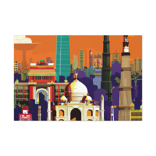 TajMahal - Destination India - Canvas