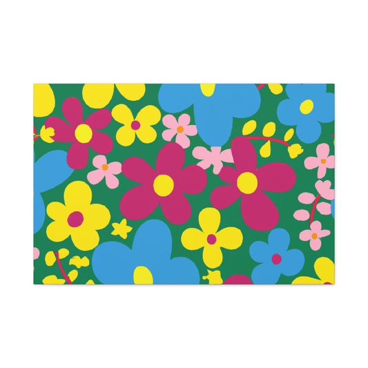 Blissful Bloom - Floral - Canvas