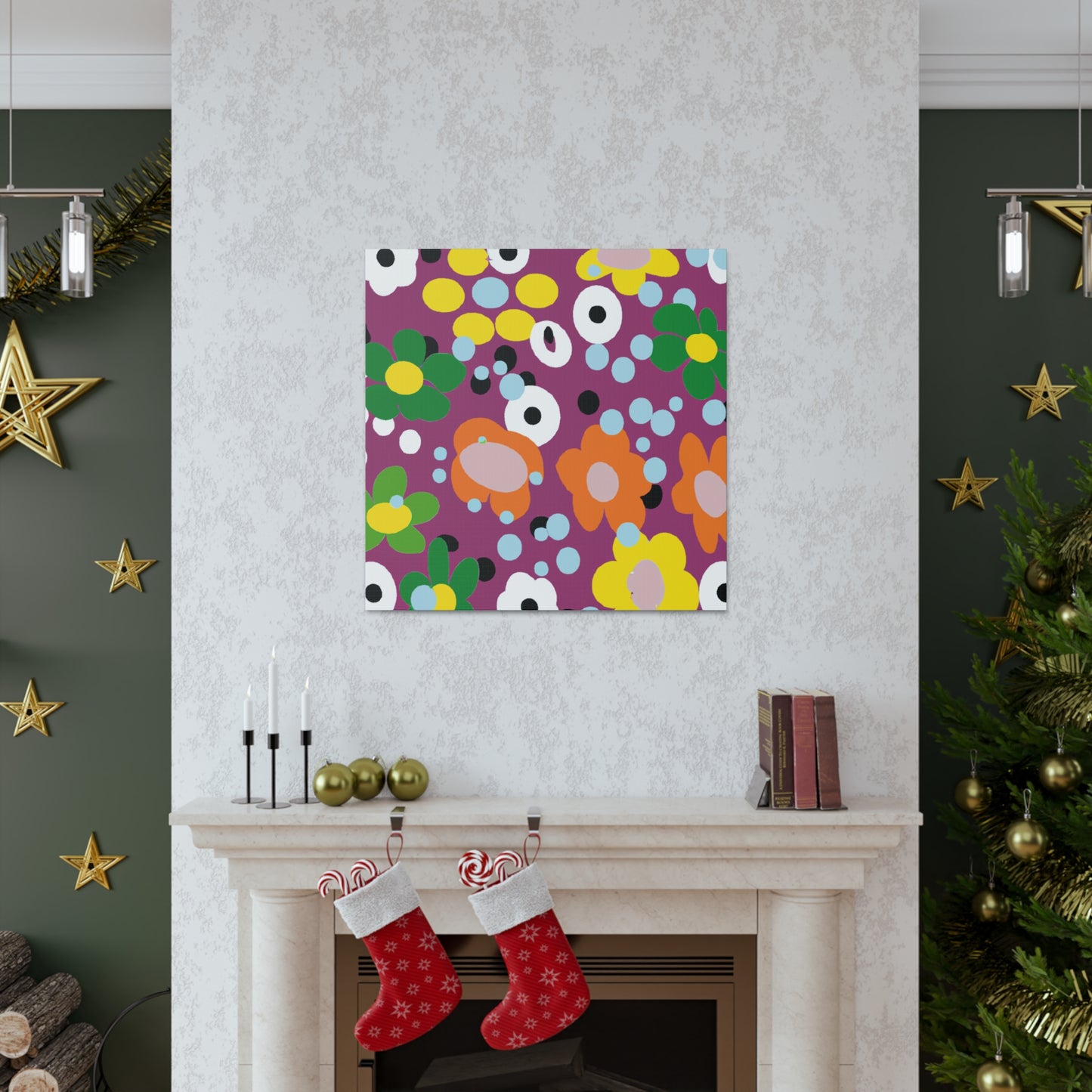 "Floral Fantasia" - Floral Canvas