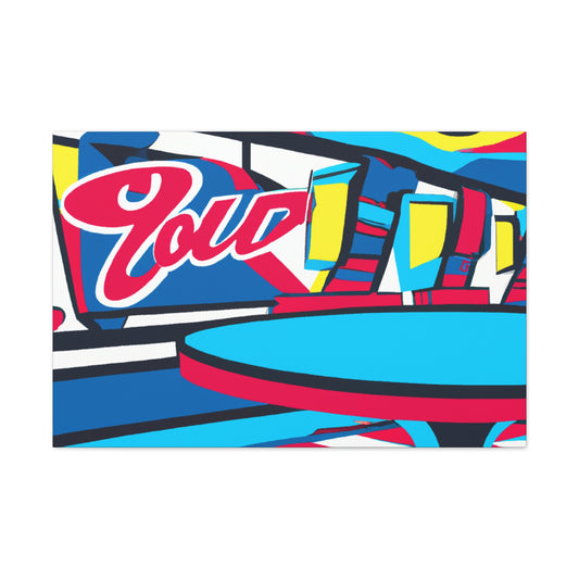 'The Juke Box Diner' - Canvas - Pop Art