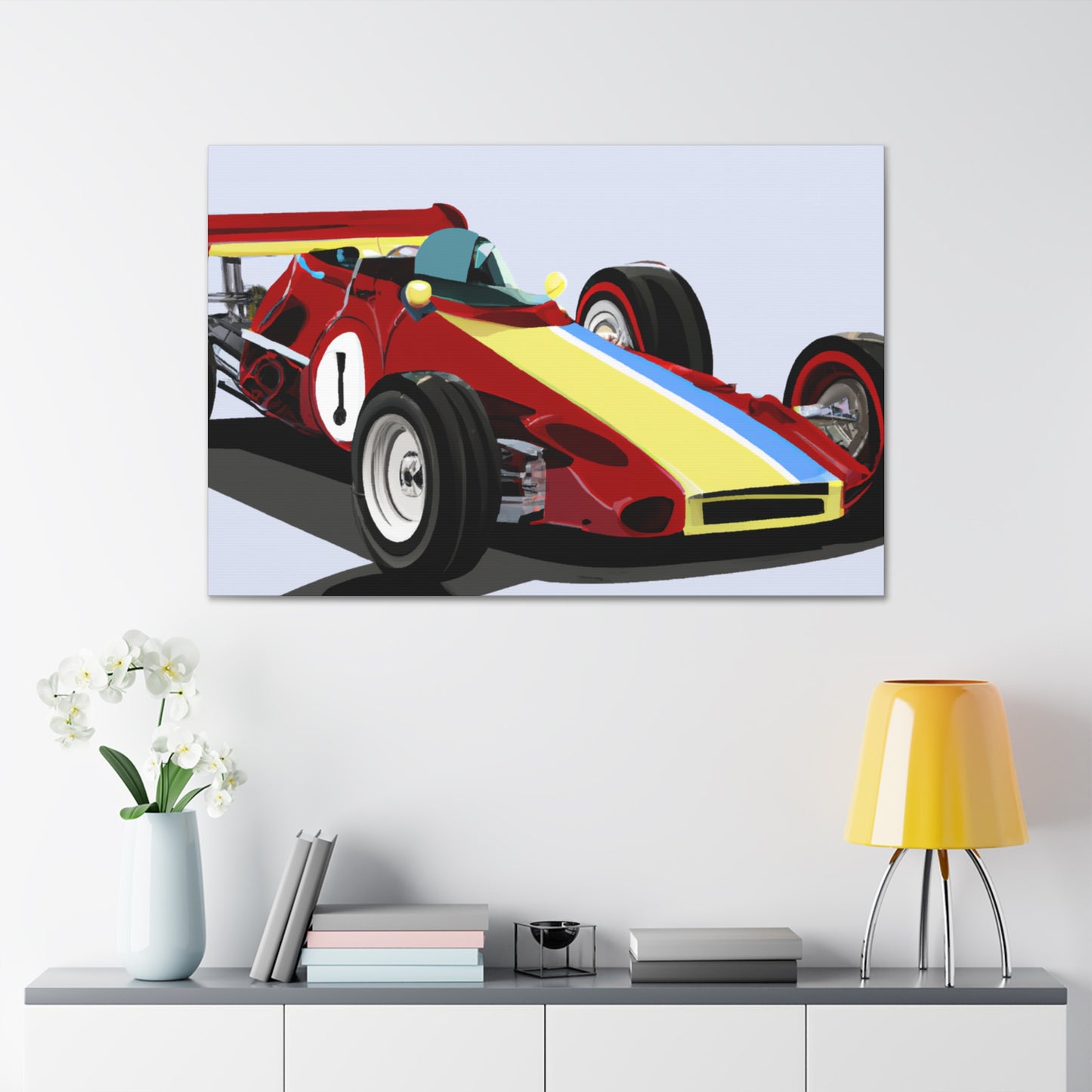Furious Flash - Automobile - Canvas